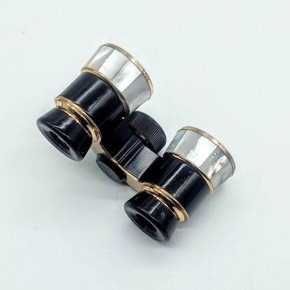 Vintage Skyline 3X Coated Mother of Pearl Opera Glasses - Picture 4 of 9